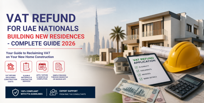 VAT Refund for UAE Nationals Building New Residences – Complete Guide 2026