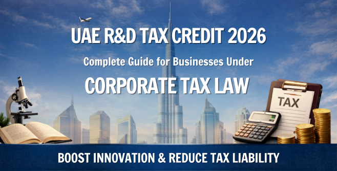 UAE R&D Tax Credit 2026: Complete Guide for Businesses Under Corporate Tax Law